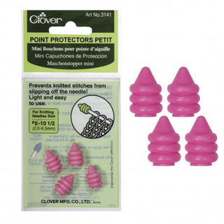 Clover Point Protectors Petit prevent stitches from slipping off your needles