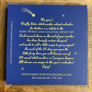 Back of Stitch Marker Advent Calendar