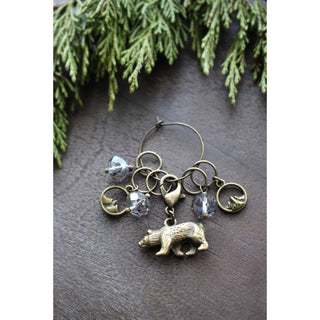 Winter Forest Stitch Markers