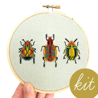 Beetles Cross Stitch Kit
