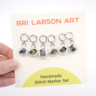 Bird Mix Stitch Marker Set
