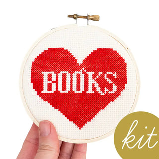 Book Lover Cross Stitch Kit