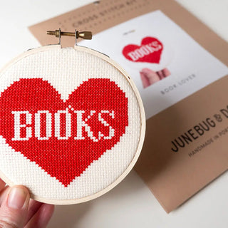 Book Lover Cross Stitch Kit