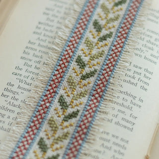 Folk Fabric Sampler Bookmarks Cross Stitch Kit
