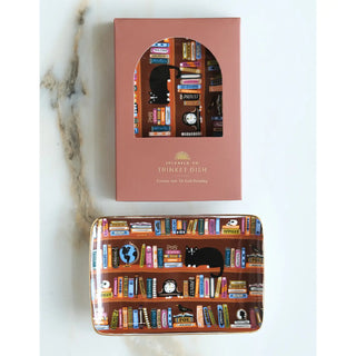 Bookshelf Porcelain Trinket Tray - The Craftivist