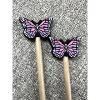 Butterfly Stitch Stopper - Pink & Purple