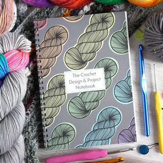 The Crochet Design & Project Notebook - Pastel Rainbow