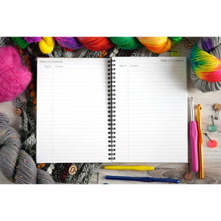 The Crochet Design & Project Notebook - Pastel Rainbow