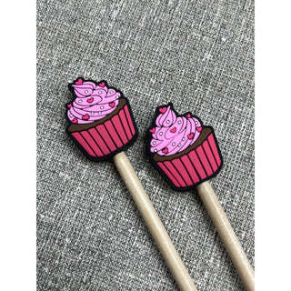 Cupcake with Heart Sprinkles Stitch Stoppers