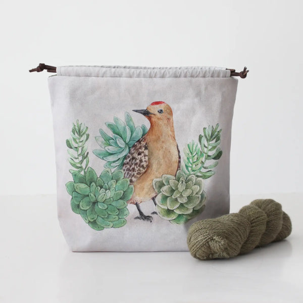 Felix the Woodpecker Project Bag
