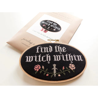 Find the Witch Within Cross Stitch Kit