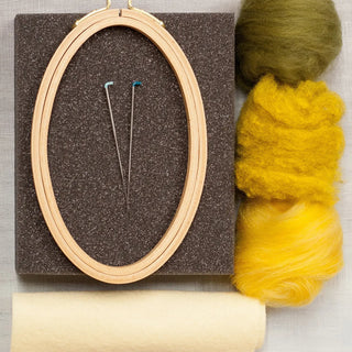 Goldenrod Wall Hanging - Needle Felting Kit