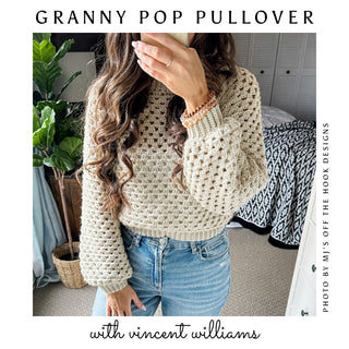 Crochet Sweater Club: Granny Pop Pullover
