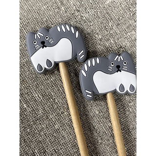 Grey Cat Stitch Stoppers