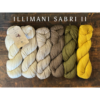 Illimani Sabri II worsted cotton alpaca blend in neutrals