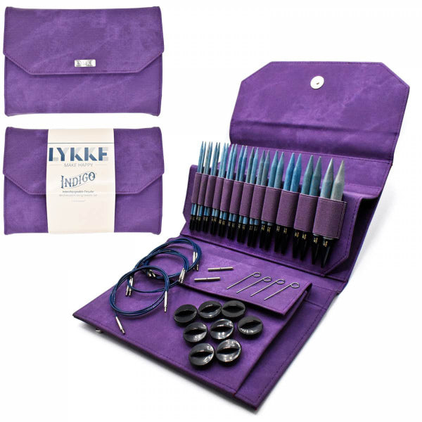 Lykke 5" Interchangeable Needle Set with Violet Case
