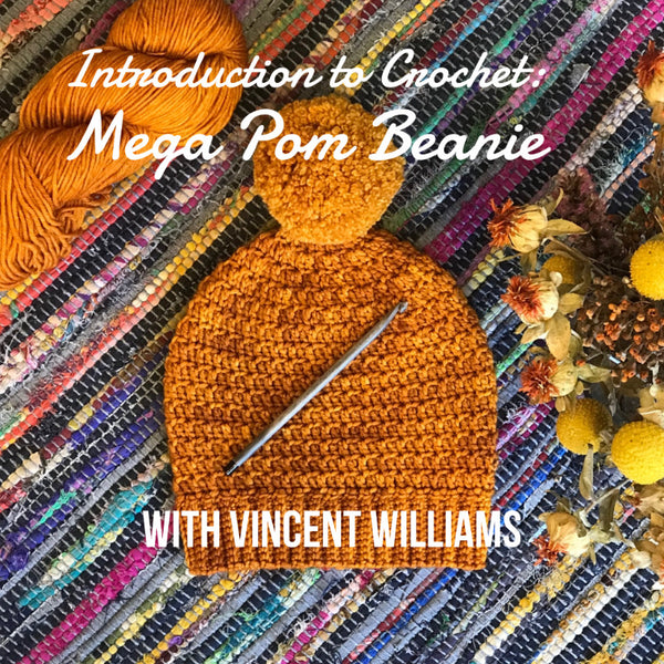 Introduction to Crochet: Mega Pom Beanie – The Craftivist display picture 1
