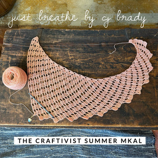 The Craftivist Summer MAL - Just Breathe by CJ Brady