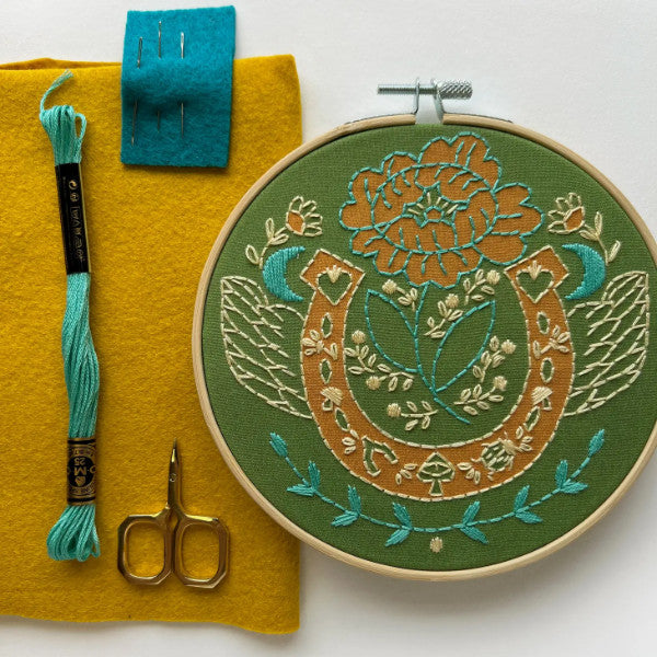 Lucky embroidery kit