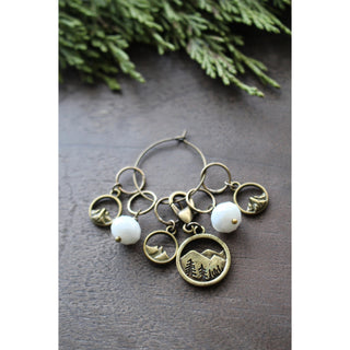 Winter Forest Stitch Markers