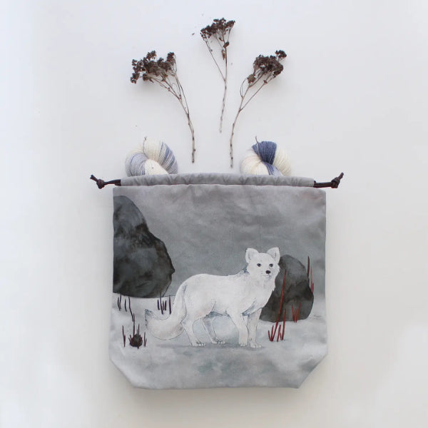 Noah the Polar Fox Project Bag