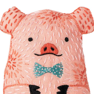 Pig Embroidery Kit