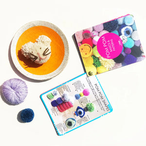 Loome pom pom book with sample pom poms