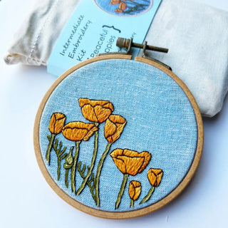 Poppies Embroidery Kit