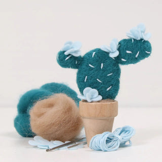 prickly pear needle felting kit from benzie designs
