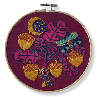 Acorns Embroidery Kit - The Craftivist
