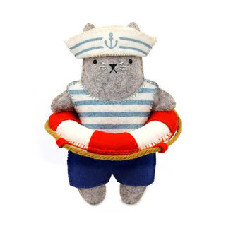 Sailor Cat Felt Doll Kit
