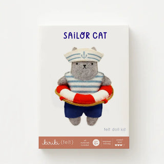 Sailor Cat Felt Doll Kit