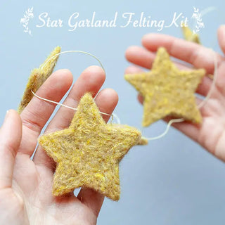 Star Garland Felting Kit