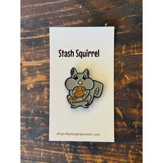 Stash Squirrel Enamel Pin