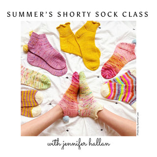 Summer's Shorty Sock Class