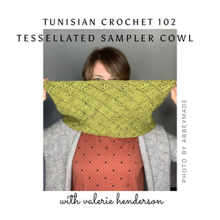 Tunisian Crochet 102: Tessellated Sampler Cowl