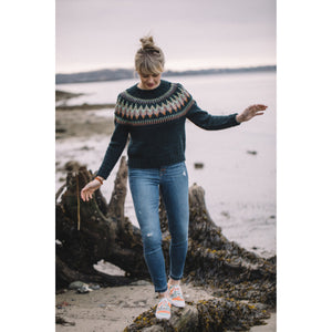 The Throwover sweater by Andrea Mowry
