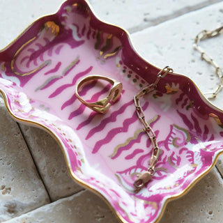 Tibetan Tiger Porcelain Trinket Dish - The Craftivist