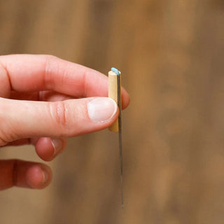 Wooden Handle for Triangular Felting Needle