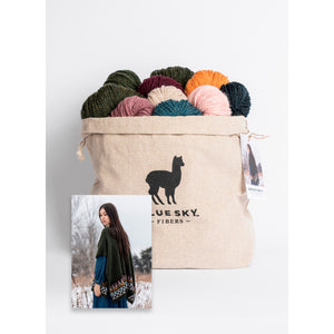 Blue Sky Fibers Woodland Ruana Kit