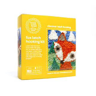 Discover Latch Hook: Fox Kit - The Craftivist