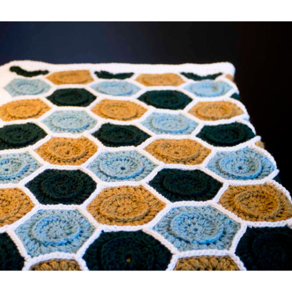 Mod Hive Blanket pattern