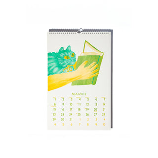 Butterfly Days 2026 Risograph Calendar