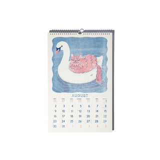 Butterfly Days 2026 Risograph Calendar