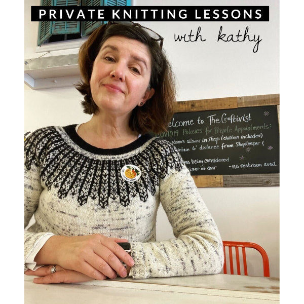 Private Knitting Lesson with Kathy