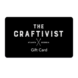 The Craftivist eGift Card -- located in Atlanta Georgia -- ships all over the USA