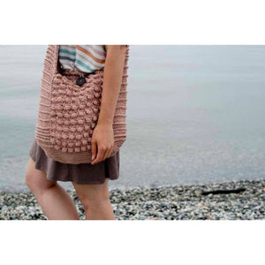 Vintage vibe beach bag crochet pattern
