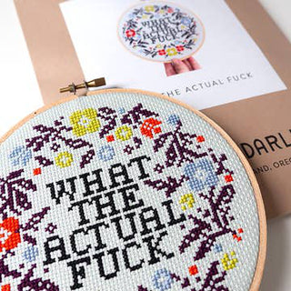What the Actual F**k Cross Stitch Kit