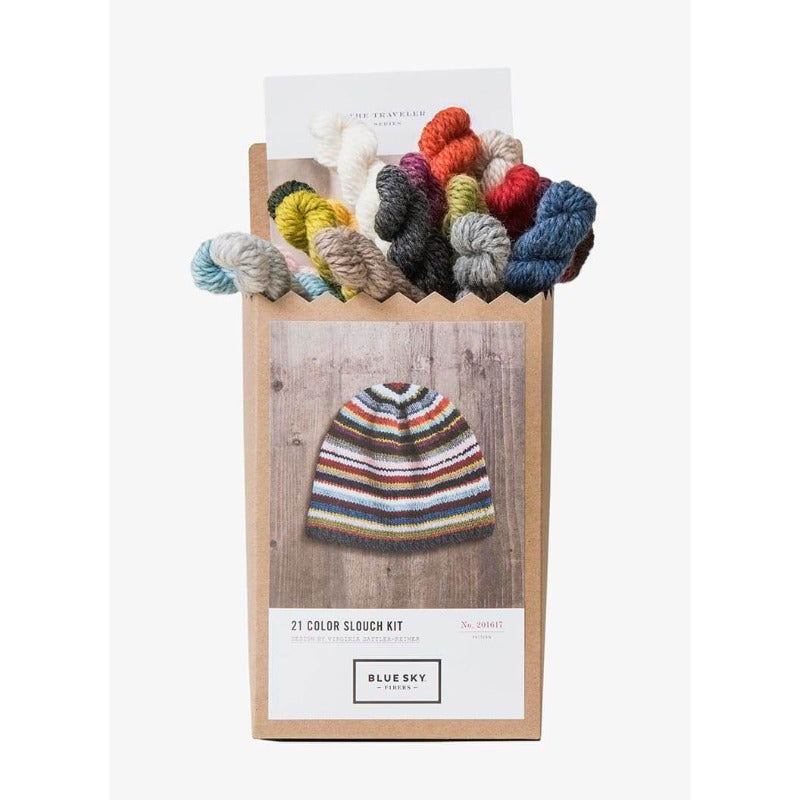21 Color Slouch Hat Kit from Blue Sky Fibers