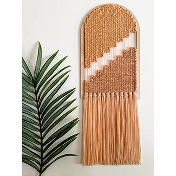 example of arch loom hanging on wall
